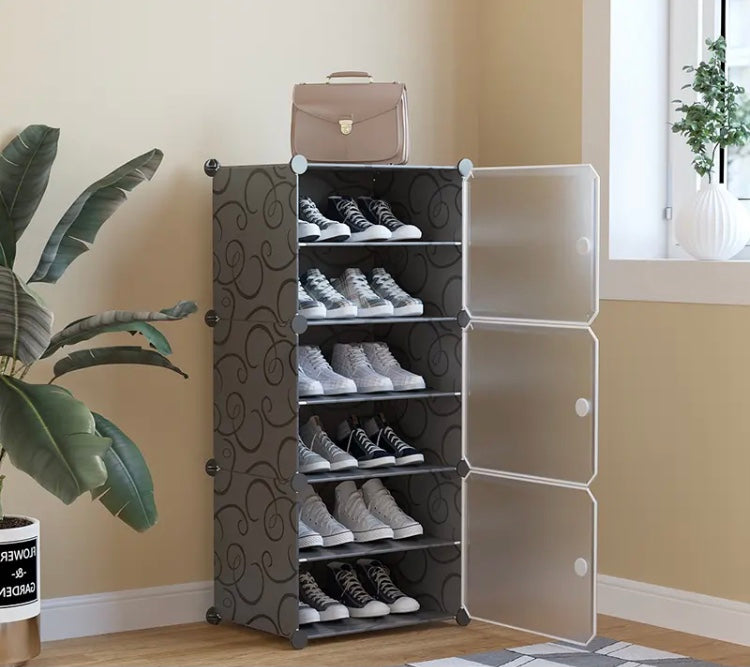 Attachable Cabinet Shoe Rack, Household Entrance Foyer Cabinet, Large Capacity Shoe Storage Cabinet Attachable Cabinet Shoe Rack, Household Entrance Foyer Cabinet, Large Capacity Shoe Storage Cabinet